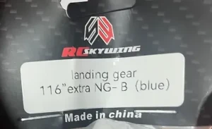 Landing gear - Extra NG 116" (blue)