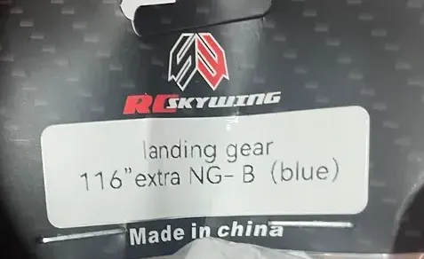 Landing gear - Extra NG 116" (blue)