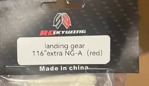 Landing gear - Extra NG 116" (red) 
